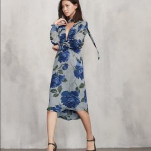 Reformation Galina Linwood Floral Dress Size 2